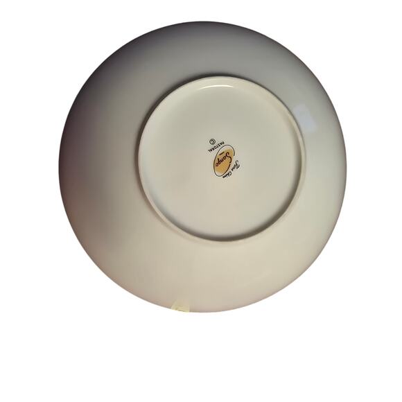 VTG Sango Japan Gold Rim Pastoral‎ Pink Roses 9" Round Vegetable Bowl - Picture 4 of 4